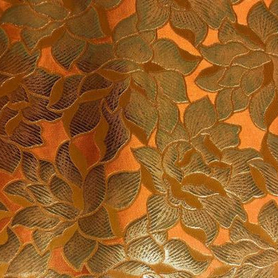 ORANGE-ROSES Afrikanisches Kopftuch