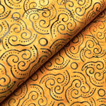 ORANGE - Beach Ball - Batikstoff aus Indonesien