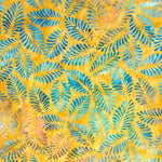 ORANGE PETROL - Chrome - Batikstoff aus Indonesien