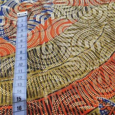 ORANGE SHELL Osikani Stoff