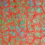ORANGE TURQUOISE - Carmine - Batikstoff aus Indonesien