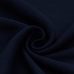 Ottoman Rippjersey Baumwolle Marine | Meterware