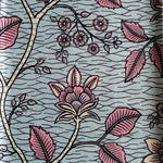 Wax Print Stoff Baumwolle pastell EMBELLISHED floral – Meterware afrikanisch Pastel Flowers EMBELLISHED