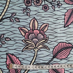 Wax Print Stoff Baumwolle pastell EMBELLISHED floral – Meterware afrikanisch Pastel Flowers EMBELLISHED