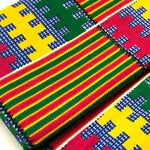 PINK-GREEN kente
