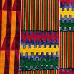 PINK-GREEN kente
