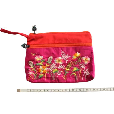 PINK SPARKLING FLOWERS Portemonnaie