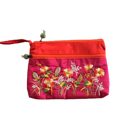 PINK SPARKLING FLOWERS Portemonnaie