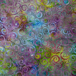 PURPLE GREEN BLUE - Bdazzled - Batikstoff aus Indonesien