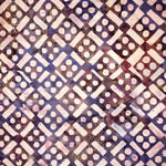 PURPLE SQUARES - Ranier - Batikstoff aus Indonesien