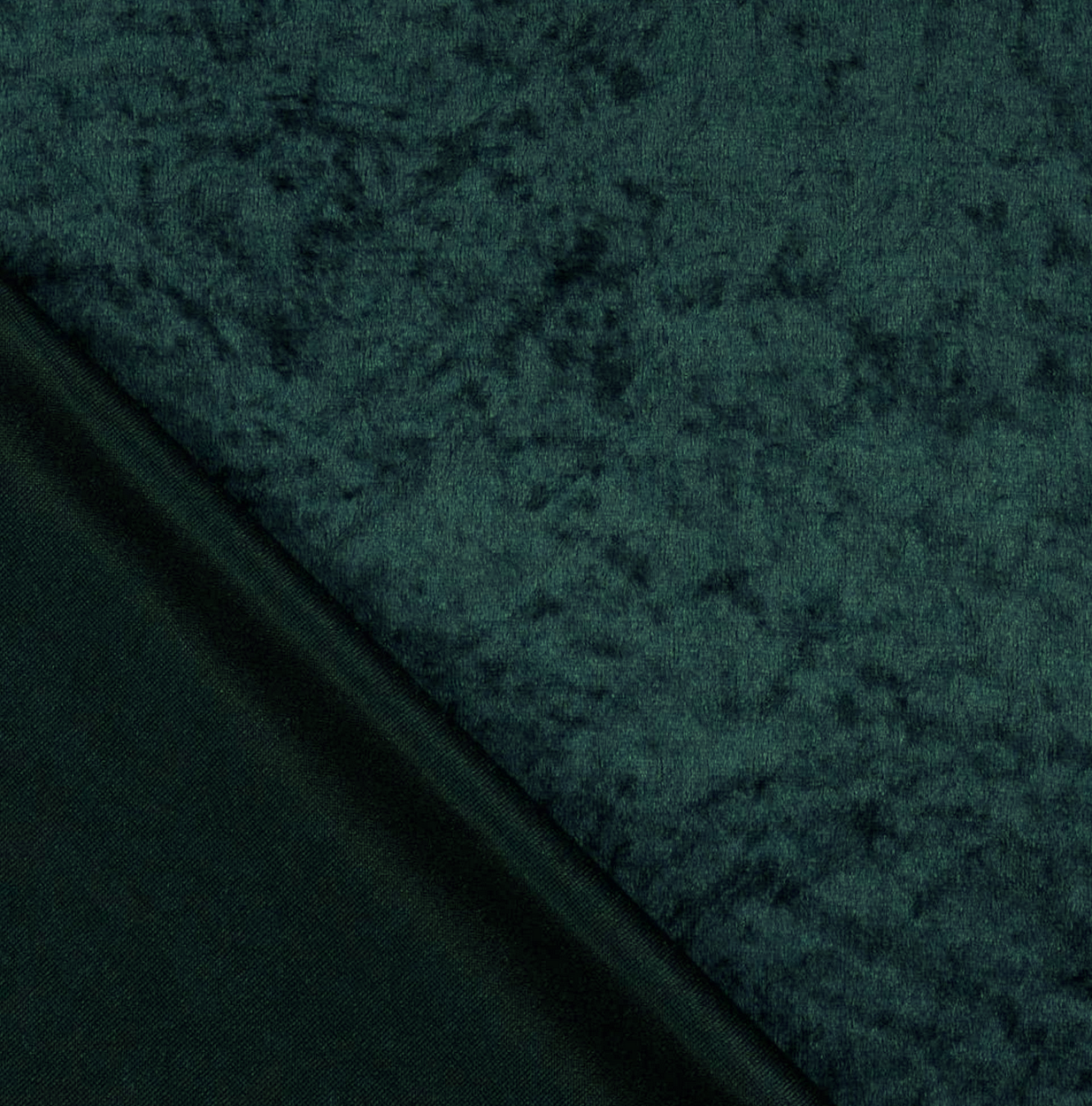 Pannesamt "Dunkelgrün" - Meterware