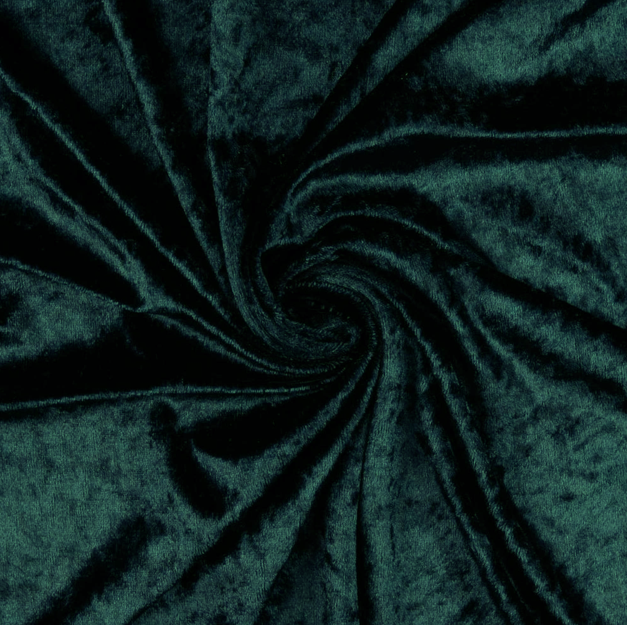 Pannesamt "Dunkelgrün" - Meterware