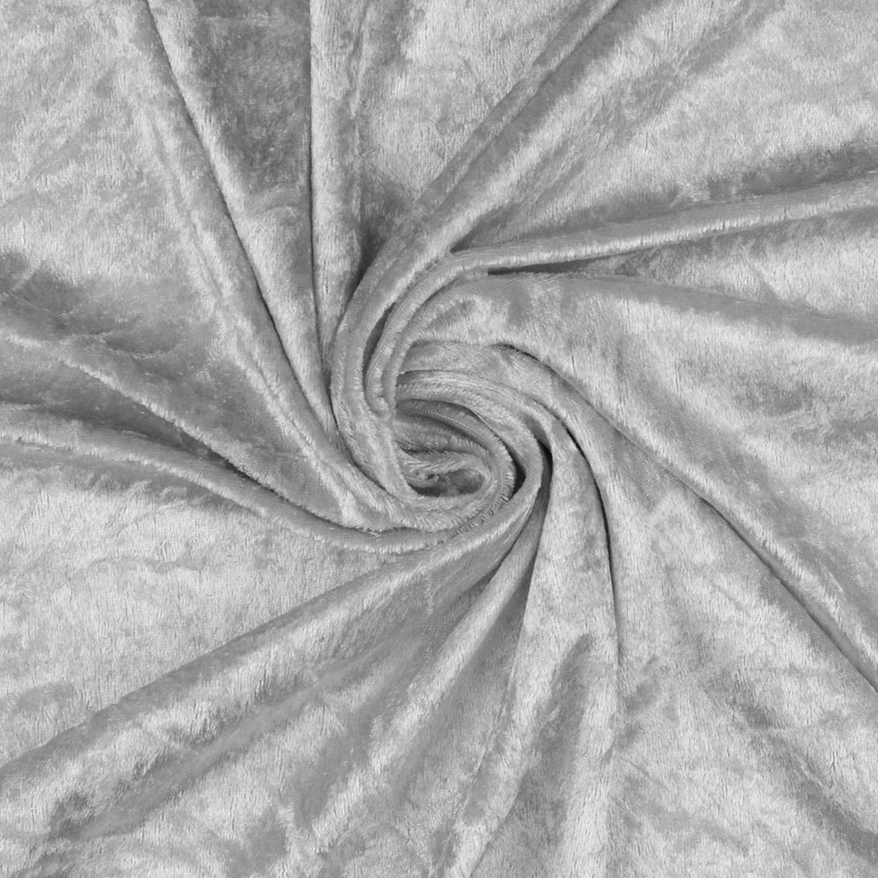 Pannesamt "Silber" - Meterware