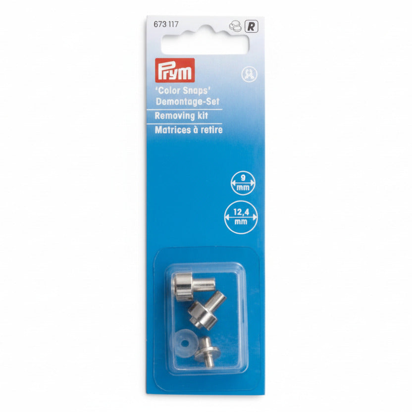 Prym Demontage-Set für Color Snaps – Ø 9 mm/ Ø 12,4 mm