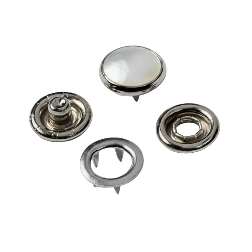 Prym Druckknöpfe "Jersey Perlmutt" - Ø 12 mm - 6 Stück