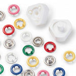 Prym Love Druckknöpfe "Jersey" Bunt - Ø 8 mm - 60 Stück