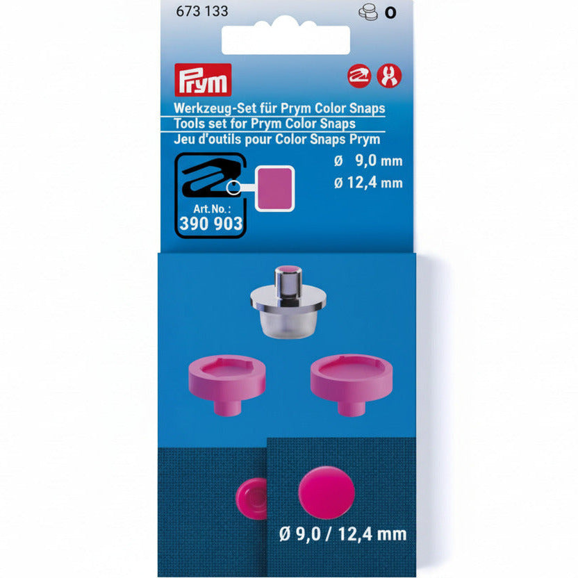 Prym Werkzeug-Set für Color Snaps  Ø 9 mm/ Ø 12,4 mm