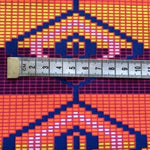 RAINBOW-MOSAIC-Afrikanischer-Kente-Stoff-