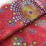 RED-GOLD-METALLIC-Osikani Stoff