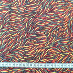 RED BUSH YAM Aborigines Stoff aus Australien