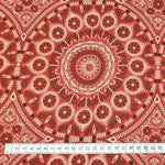 RED ORNAMENT Afrikanischer-Shweshwe-Stoff-