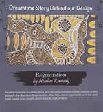 YELLOW REGENERATION Aborigines Stoff aus Australien