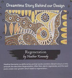 PINK REGENERATION Aborigines Stoff aus Australien