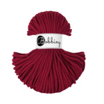 Bobbiny Flechtkordel Premium 5 mm Red Velvet – 50 m Baumwollkordel in Samtrot