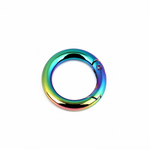 Runder Karabiner Regenbogen - 25 mm