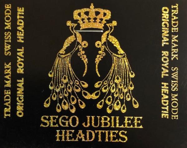 Buntes afrikanisches Kopftuch "Colorful" von ETHNOstoffe & mehr, mit lebhaften Mustern und traditionellem Design.