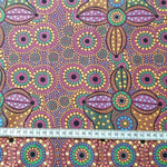 SPIRIT PLACE Aborigines Stoff aus Australien