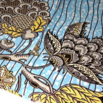 Afrikanischer Wax Print Stoff Baumwolle SUMMER ORIENTAL FLOWERS | Meterware