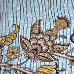 Afrikanischer Wax Print Stoff Baumwolle SUMMER ORIENTAL FLOWERS | Meterware