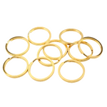 Schlüsselring Ø30 mm - Gold Metall