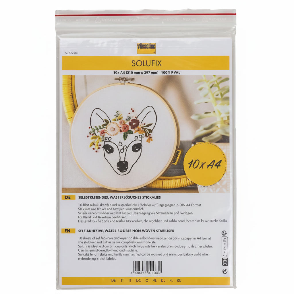 Vlieseline Stickvlies "Solufix" - 10 Blatt DIN A4