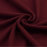 Ottoman Rippjersey Baumwolle "Bordeaux" - Meterware