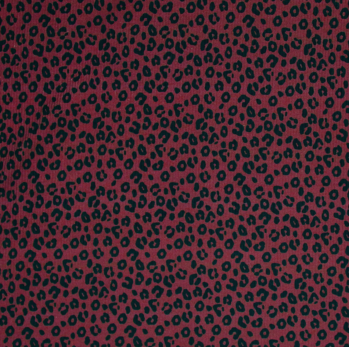 Rippjersey Baumwolle "Leo Bordeaux" - Meterware