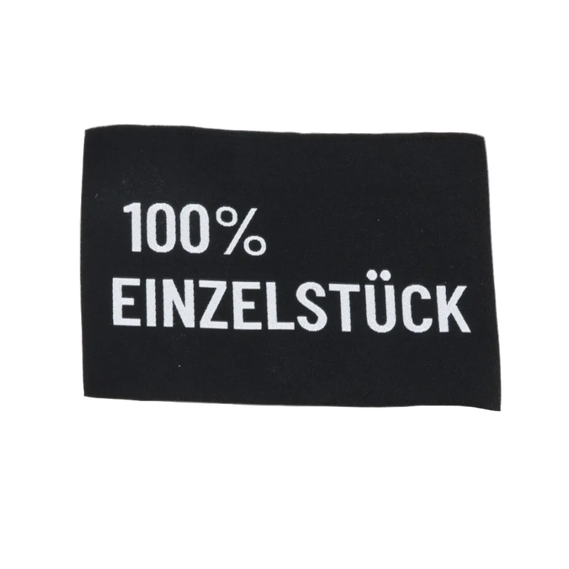 Webetikett XL „100% Einzelstück“ – 60 x 80 mm