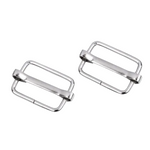 Stegschnalle Nickel - 20 mm