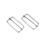 Stegschnalle Nickel - 38 mm