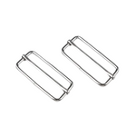 Stegschnalle Nickel - 50 mm