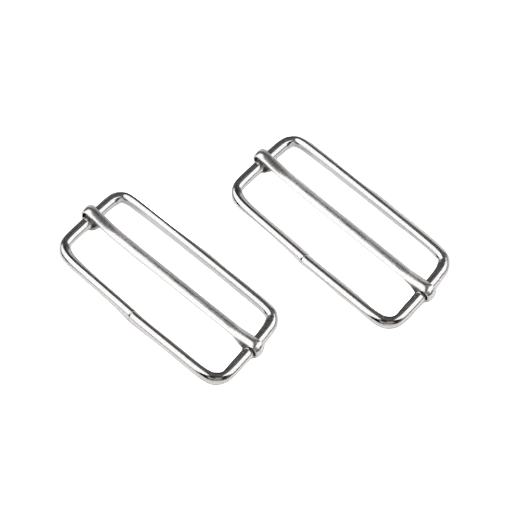 Stegschnalle Nickel - 50 mm