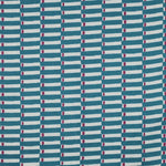 Stoff aus Indien Hand Block Print Petrol