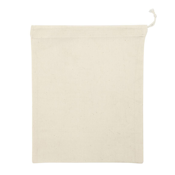 Stoffbeutel Natur – 5er-Set, 21 × 25 cm