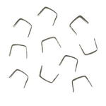 Stopper für Reissverschluss mit 6,5 mm Raupe – Silber, 10 Stück