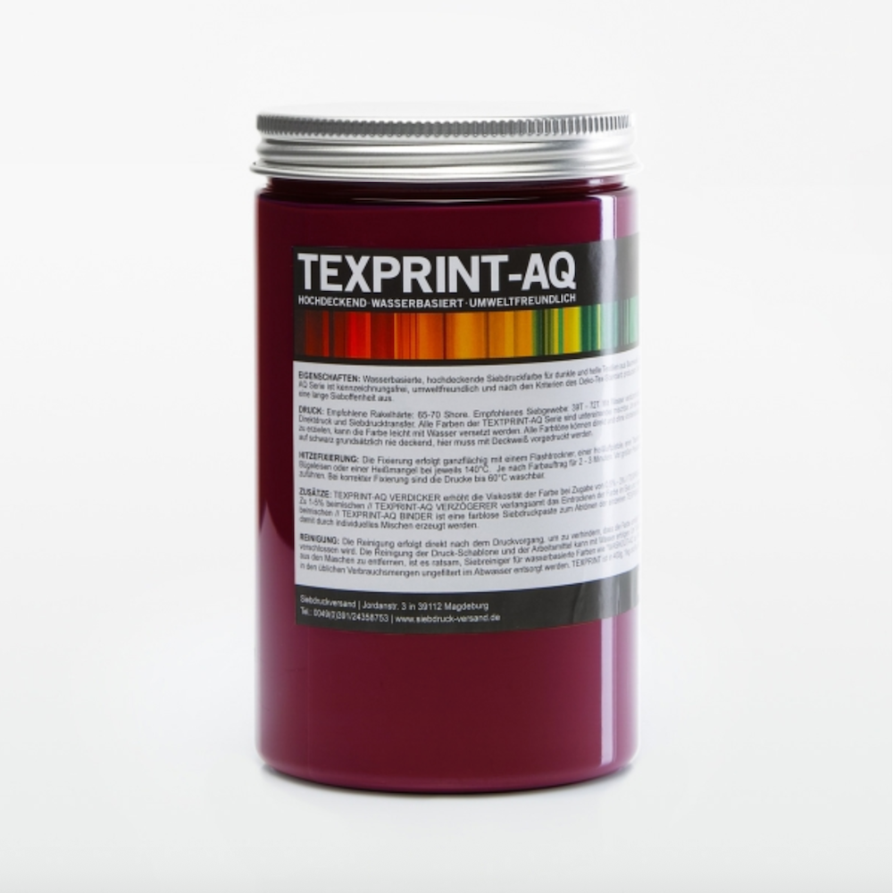 TEXPRINT-AQ Textildruckfarbe Karminrot – 250 g
