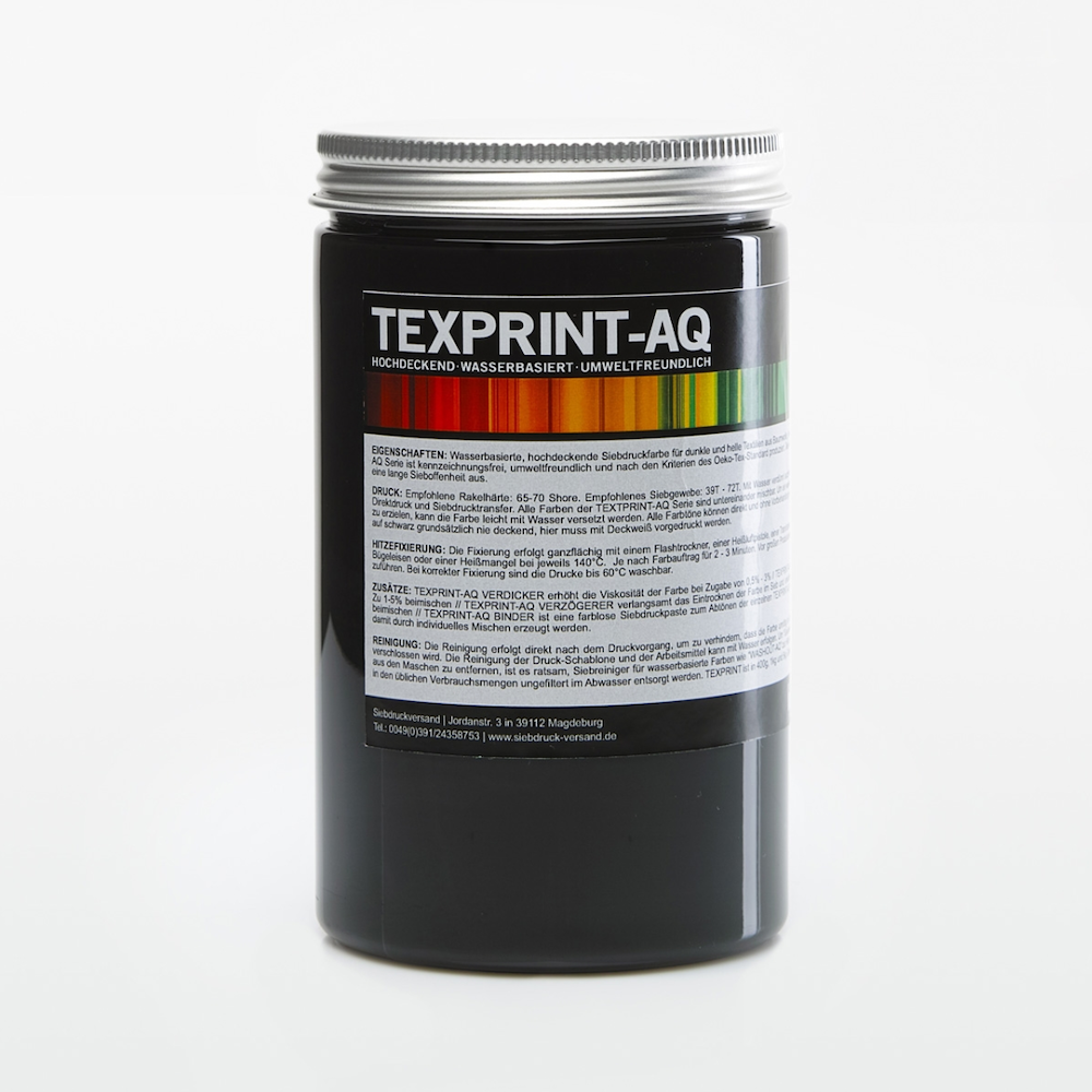 TEXPRINT-AQ Textildruckfarbe Schwarz – 250 g