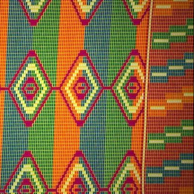 TROPICAL-MOSAIC-Afrikanischer-Kente-Stoff