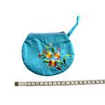 TURQUOISE FLOWERS Portemonnaie