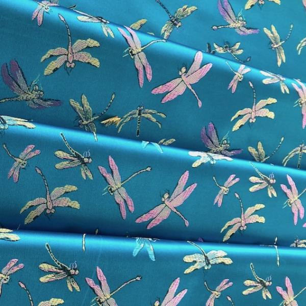 TURQUOISE BUTTERFLY Satin aus China